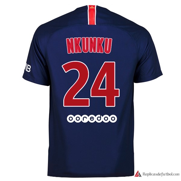 Camiseta Paris Saint Germain Primera equipación Nkunku 2018-2019 Azul